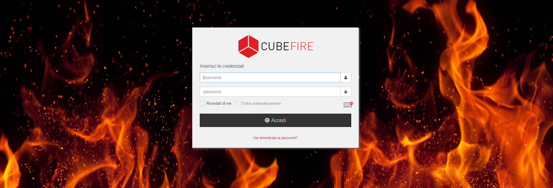 cubefire-login